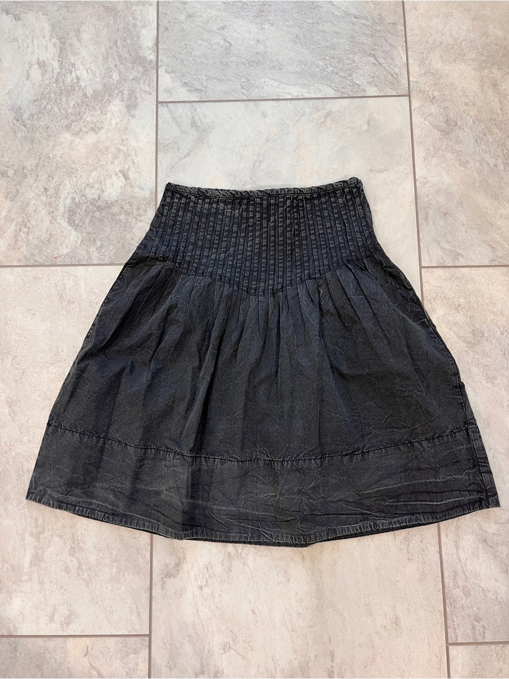 NEW NWT Free People Peyton Pin-tuck Pleat Midi Skirt